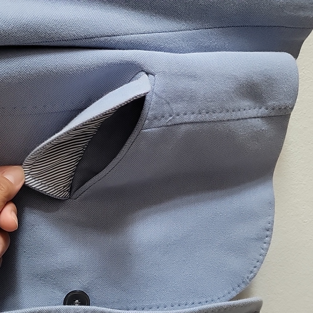 Talbots Two Button Light Blue Blazer Size 12 - image 6